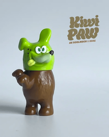 KIWI PAW soft vinyl figure 奇異狗小寶軟膠公仔