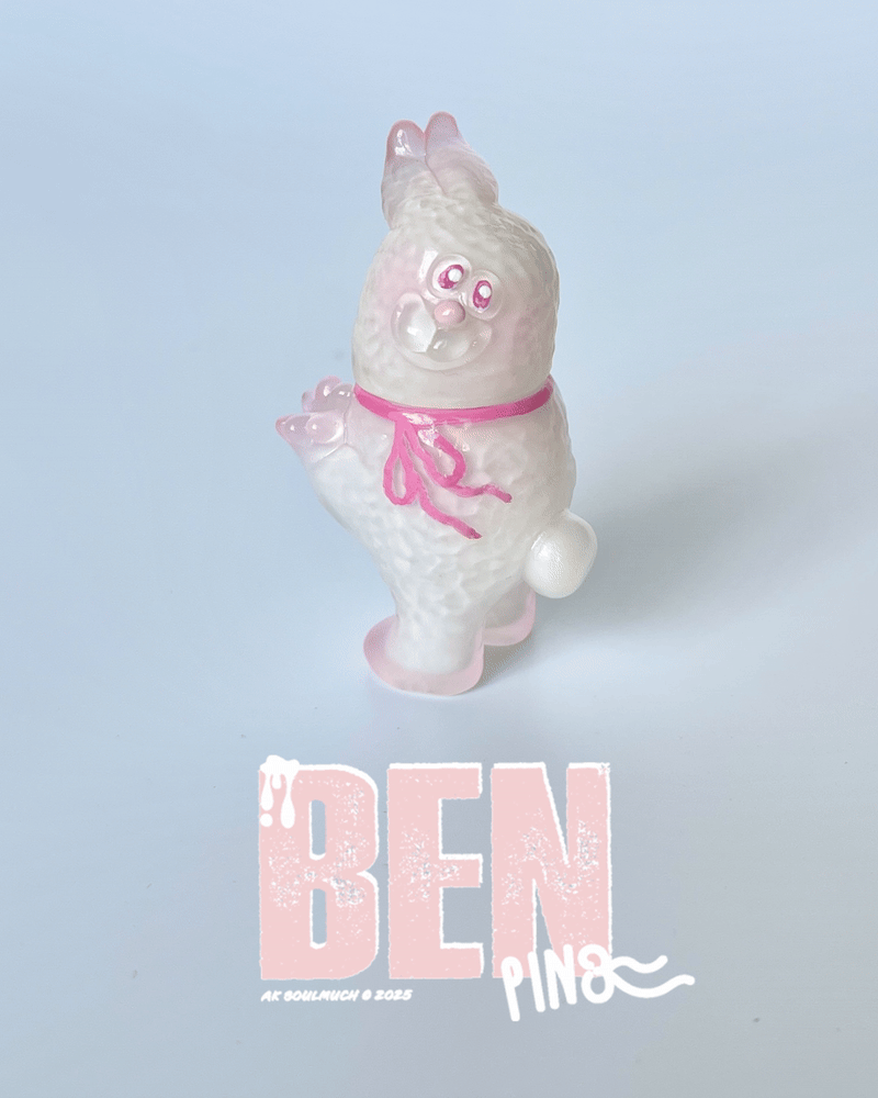BOW KNOT PINK BEN vinyl figure