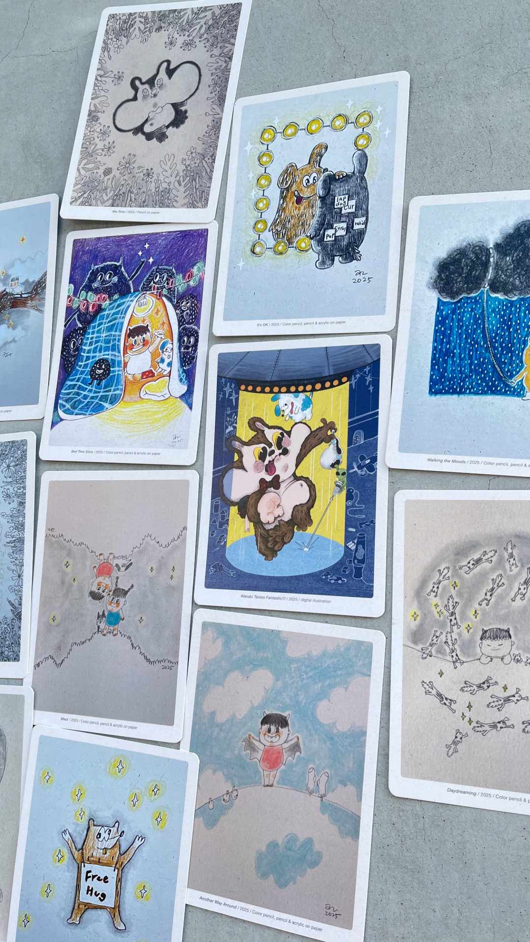 Aalis Shen 插畫精選明信片組